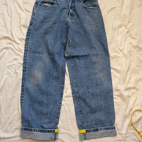 Vtg Pepe Jeans UK Jeans Mens 36x33 Medium Wash Baggy Y2K Skater Minor Wear - Picture 6 of 16